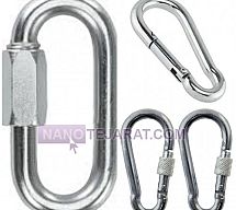 انواع مختلف قلاب کارابین انواع مختلف قلاب کارابین